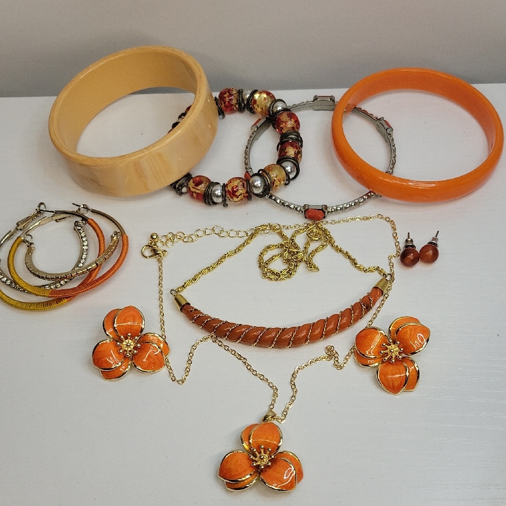 Orange Jewelry Bundle